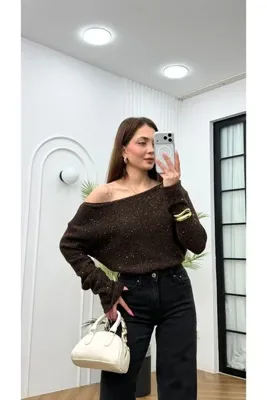 R-Style Pullu Simli Kazak