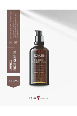 Samplexx Elıxır Oıl Tüm Saç Tipleri İçin Bakım Yapıcı Serum Argan Yağı ve UV Filtresiyle