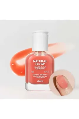 Ohora Renkli Tırnak Güçlendirici ve Besleyici Vegan Bakım, Greyfurt, 15 ml