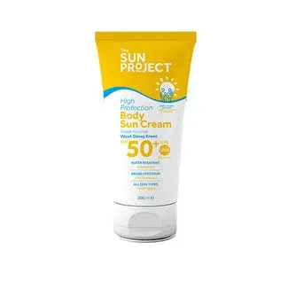 Görkito The Sun Project Yüksek Korumalı Suya Dayanıklı Aile Boyu Vücut Güneş Kremi 50+ SPF PA++++ 200 ml