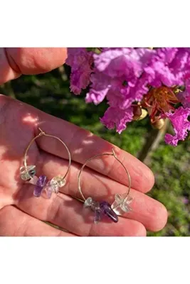 Lavinia Atelier Doğal Taş Küpe Butterfly Küpe