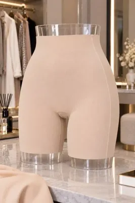 ÇAPULA Yüksek Bel Toparlayıcı Boxer Korse – Lazer Kesim İz Yapmayan Sıkılaştırıcı Şort Korse