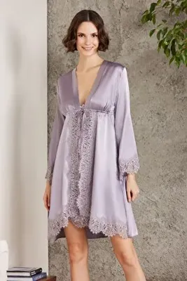 Pierre Cardin Saten Dörtlü Gelin Çeyiz Seti -  7045