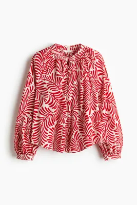 H&M Bant Yakalı Bluz