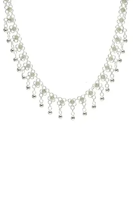 Söğütlü Silver Kadın Tek Sıra Kişniş Kolye SGTL6263