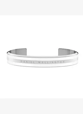 Daniel Wellington Classic Bracelet Silver Satin White Medium DW00400006 Bileklik