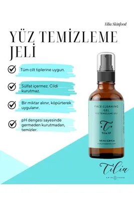 Tilia Skinfood Yüz Temizleme Jeli