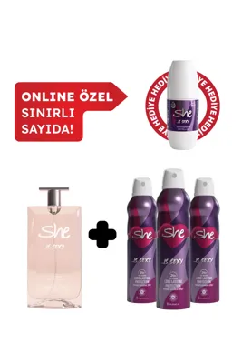She Edt Sexy 50 Ml+Deodorant 150 Ml Kofre