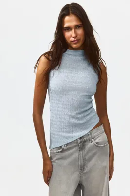 H&M Crinkled asymmetric top