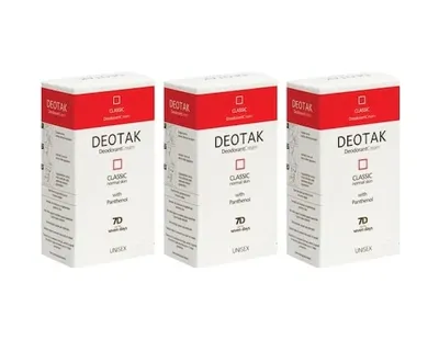 DEOTAK Krem Deodorant Classic 35 ml X 3 Adet