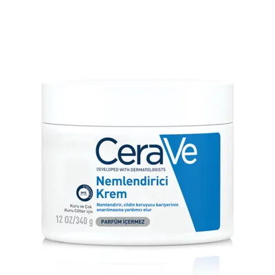 CeraVe Nemlendirici Krem Kuru Ciltler Seramid ve Hyalüronik Asit İçerikli 340 gr