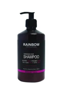 RAINBOW Şampuan Yıpranmış Saçlar 500 Ml Argan & Keratin