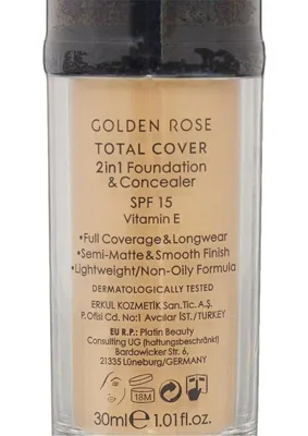 Str Store Total Cover 2si1 Arada Kapatıcı ve Fondöten No: 12 Light Beige - 30 ml