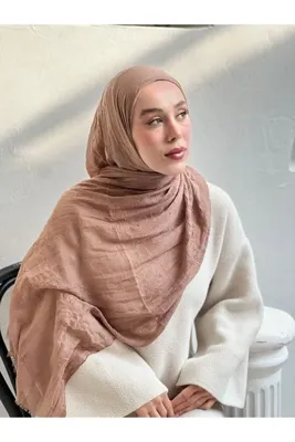 Modakaşmir bambu vizon rengi şal