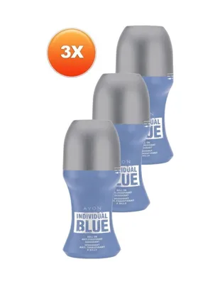 Avon Individual Blue Erkek Roll On 50 Ml. 3Lü Set