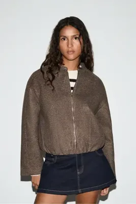 LEFTIES KADIN Kumaş bomber ceket