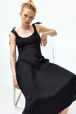 H&M MAMA Bağlanan Askılı Emzirme Elbisesi