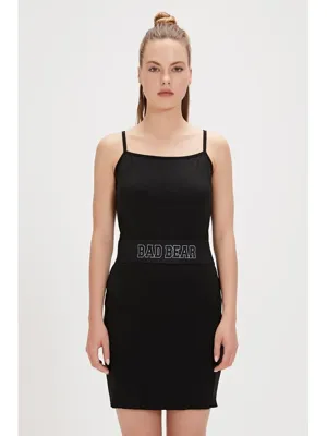 Bad Bear Perla Dress Siyah Kadın Elbise