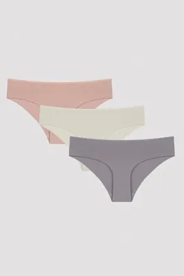 Penti Soft Colour Çok Renkli 3 lü Hipster Külot