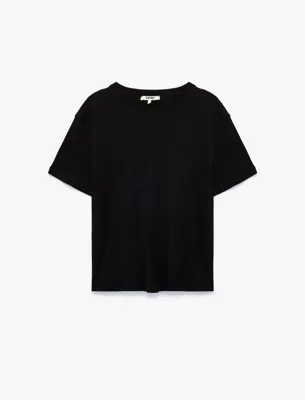 Koton Pamuklu Kısa Kollu Bisiklet Yaka Oversize Basic Tişört