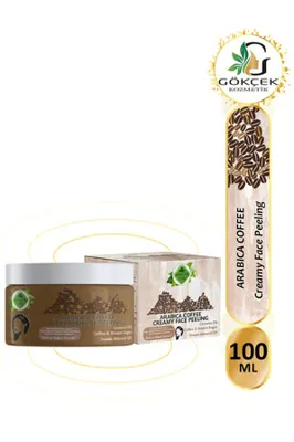 Gökçek Şifa 100 ml Arabica Coffee Face Peeling Badem Yağı ile Aydınlatıcı Etki Sağlar