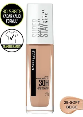 NEW York Superstay Active Wear Fondöten- 28 Soft Beige (30 Ml)