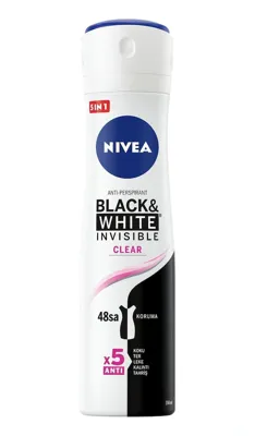 Bezos Deo Bayan İnvisible Black&white Clear 150ml 1 Adet