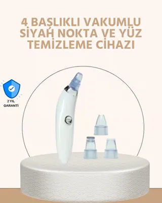 Trendexa Güçlü Vakumlu Siyah Nokta Temizleyici - Cilt Pürüzlerini Gideren
