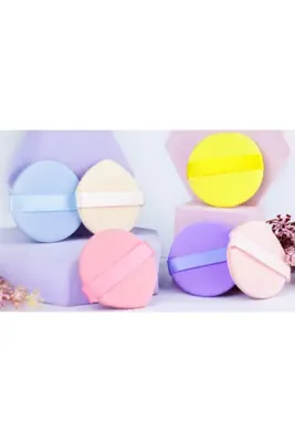 TTT 4'lü Tutmalı Pudra Makyaj Süngeri Puf Seti