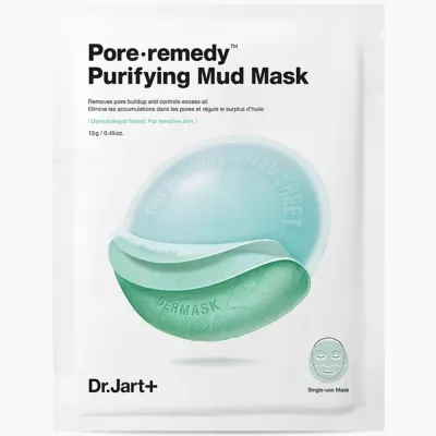 Dr.Jart+ Dr. Jart+ Pore·remedy Arındırıcı Çamur Maskesi 13GM/.45OZ Yeşil Kil ile Hassas Ciltler İçin