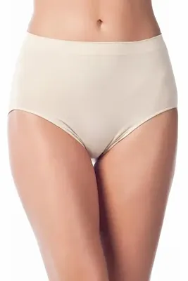 Miss Fit Kadın Dikişsiz Yüksek Bel Bato Slip Külot Basic Seamless