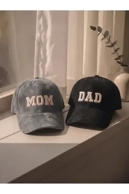 OnMyHead Dad Mom Süet Şapka