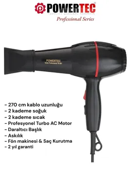 POWERTEC Tr-801 Fön Makinesi