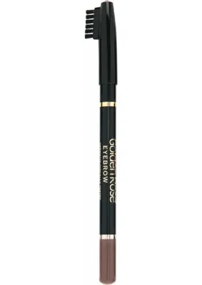 Golden Rose Eyebrow Pencil No: 102 Brown - Şekillendirici Fırçalı Kahverengi Kaş Kalemi