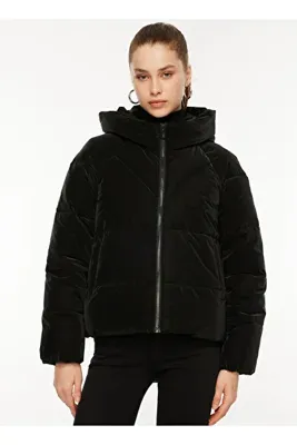 ONLY Onlece Puffer Siyah Kadın Mont 15318451