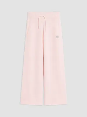 LCW Modest Beli Lastikli Nakışlı Triko Pantolon