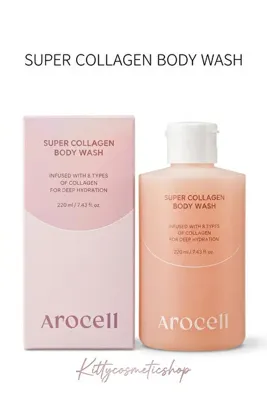 AROCELL Super Collagen Body Wash, 220 ml(PDRN Kolajen Yenileyici Duş Jeli)