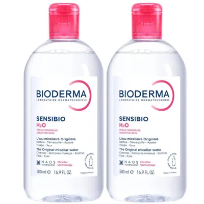Bioderma Hydrabio H2O Yüz ve Makyaj Temizleme Suyu İkili Paket 500 ml