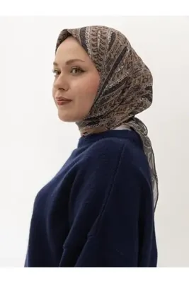 locella KADIN SOFT RENKLİ DESENLİ PAMUK EŞARP