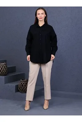 Elony Fashion Kadın Poplin Gömlek
