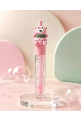 mazhar Ayıcık Figürlü Nemlendirici ve Parlatıcı Dudak Yağı Lip Oil