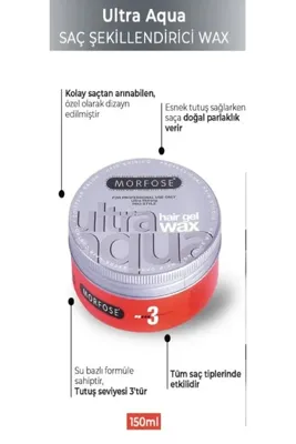 GenelTedarik MEGA AQUA HAİR GEL WAX