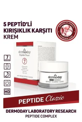 Dermoday Peptide Classic Kırışıklık Karşıtı 5 Peptidli Bakım Kremi