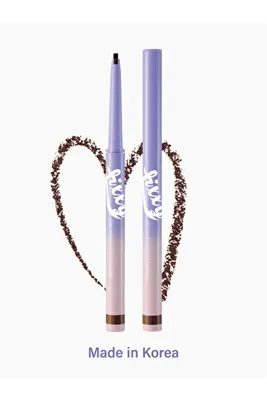 Peach C Slim Waterproof Fixxyliner - Suya Dayanıklı Kalıcı Asansörlü Göz Kalemi (Eyeliner) - 02 Deep Brown