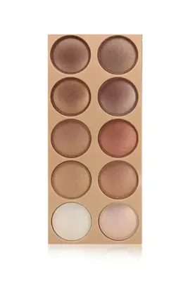RS Ronassi Cosmetics Diamond Eyeshadow Işıltılı Far Paleti Yüksek Pigmentli ve Yoğun Parlaklık (Glitter & Shimmer) 10’lu