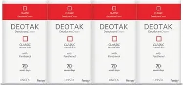 Deotak Classic Unisex Krem Deodorant 35 ML x 4