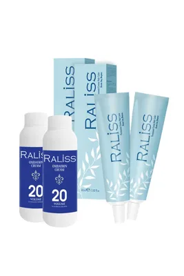 Raliss 2 Adet Saç Boyası 7.0 Kumral - (60 Ml)+ 2 Adet Oksidasyon Kremi (90 Ml )