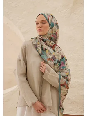 Fresh Scarfs Linda Desen Rami Şal İndigo