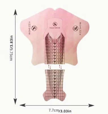 Mia Professional Ekstra Uzun Alt Form Şablonlar 10 Adet 9.75 Cm