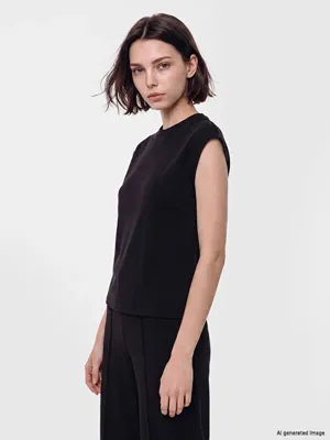 LCW Modest Bisiklet Yaka Soft Touch Kadın Atlet